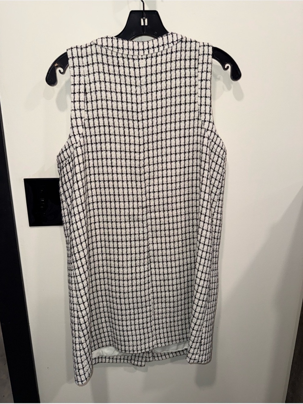 NWT Reformation Tropez Mini Dress Sz 4 cream black Check
Tweed - Picture 8 of 9